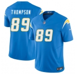 Men's Los Angeles Chargers #89 Brenen Thompson Blue 2026 F.U.S.E. Vapor Limited Football Stitched Jersey