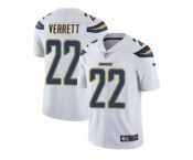 Men's Nike Los Angeles Chargers #22 Jason Verrett Vapor Untouchable Limited White NFL Jersey