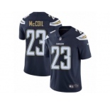 Men's Nike Los Angeles Chargers #23 Dexter McCoil Vapor Untouchable Limited Navy Blue Team Color NFL Jersey