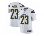 Men's Nike Los Angeles Chargers #23 Dexter McCoil Vapor Untouchable Limited White NFL Jersey