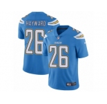 Men's Nike Los Angeles Chargers #26 Casey Hayward Vapor Untouchable Limited Electric Blue Alternate NFL Jersey