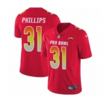 Men's Nike Los Angeles Chargers #31 Adrian Phillips Limited Red AFC 2019 Pro Bowl NFL Jersey