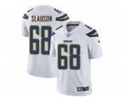 Men's Nike Los Angeles Chargers #68 Matt Slauson Vapor Untouchable Limited White NFL Jersey