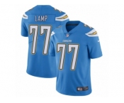 Men's Nike Los Angeles Chargers #77 Forrest Lamp Vapor Untouchable Limited Electric Blue Alternate NFL Jersey