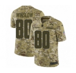 Men's Nike Los Angeles Chargers #80 Kellen Winslow Limited Camo 2018 Salute to Service NFL Jersey