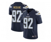 Men's Nike Los Angeles Chargers #92 Brandon Mebane Vapor Untouchable Limited Navy Blue Team Color NFL Jersey