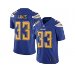 Nike Los Angeles Chargers #33 Derwin James Electric Blue Men Stitched NFL Limited Rush Jersey