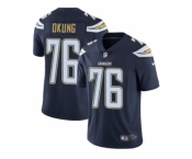 Nike Los Angeles Chargers #76 Russell Okung Navy Blue Team Color Men Stitched NFL Vapor Untouchable Limited Jersey