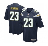 Rayshawn Jenkins Game Navy Blue Team Color NFL Jersey