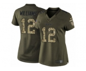 Women's Nike Los Angeles Chargers #12 Mike Williams Limited Green Salute to Service NFL Jersey