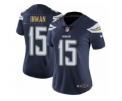 Women's Nike Los Angeles Chargers #15 Dontrelle Inman Vapor Untouchable Limited Navy Blue Team Color NFL Jersey