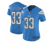 Women's Nike Los Angeles Chargers #33 Tre Boston Electric Blue Alternate Vapor Untouchable Limited Player NFL Jersey