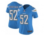 Women's Nike Los Angeles Chargers #52 Denzel Perryman Vapor Untouchable Limited Electric Blue Alternate NFL Jersey