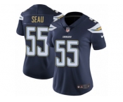 Women's Nike Los Angeles Chargers #55 Junior Seau Vapor Untouchable Limited Navy Blue Team Color NFL Jersey