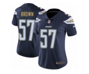 Women's Nike Los Angeles Chargers #57 Jatavis Brown Vapor Untouchable Limited Navy Blue Team Color NFL Jersey
