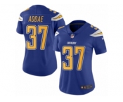 Women's Nike San Diego Chargers #37 Jahleel Addae Limited Electric Blue Rush NFL Jersey