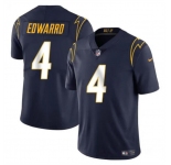 Youth Los Angeles Chargers #4 Gus Edwards Navy Vapor Untouchable Limited Football Stitched Jersey