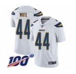 Youth Los Angeles Chargers #44 Kyzir White Vapor Untouchable Limited Player 100th Season Football Jersey