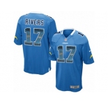 Youth Nike Los Angeles Chargers #17 Philip Rivers Limited Electric Blue Strobe NFL Jersey