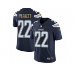 Youth Nike Los Angeles Chargers #22 Jason Verrett Vapor Untouchable Limited Navy Blue Team Color NFL Jersey