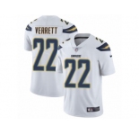 Youth Nike Los Angeles Chargers #22 Jason Verrett Vapor Untouchable Limited White NFL Jersey