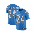 Youth Nike Los Angeles Chargers #24 Trevor Williams Electric Blue Alternate Vapor Untouchable Limited Player NFL Jersey