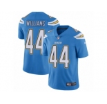 Youth Nike Los Angeles Chargers #44 Andre Williams Vapor Untouchable Limited Electric Blue Alternate NFL Jersey