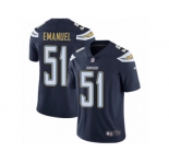 Youth Nike Los Angeles Chargers #51 Kyle Emanuel Vapor Untouchable Limited Navy Blue Team Color NFL Jersey