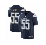 Youth Nike Los Angeles Chargers #55 Junior Seau Vapor Untouchable Limited Navy Blue Team Color NFL Jersey