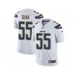 Youth Nike Los Angeles Chargers #55 Junior Seau Vapor Untouchable Limited White NFL Jersey