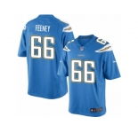 Youth Nike Los Angeles Chargers #66 Dan Feeney Limited Electric Blue Alternate NFL Jersey