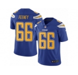Youth Nike Los Angeles Chargers #66 Dan Feeney Limited Electric Blue Rush NFL Jersey
