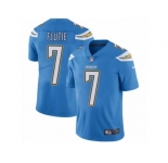 Youth Nike Los Angeles Chargers #7 Doug Flutie Vapor Untouchable Limited Electric Blue Alternate NFL Jersey