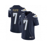 Youth Nike Los Angeles Chargers #7 Doug Flutie Vapor Untouchable Limited Navy Blue Team Color NFL Jersey
