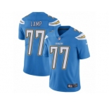 Youth Nike Los Angeles Chargers #77 Forrest Lamp Vapor Untouchable Limited Electric Blue Alternate NFL Jersey