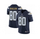 Youth Nike Los Angeles Chargers #80 Kellen Winslow Vapor Untouchable Limited Navy Blue Team Color NFL Jersey