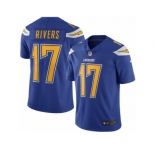 Youth Nike San Diego Chargers #17 Philip Rivers Limited Electric Blue Rush NFL Jersey