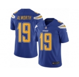 Youth Nike San Diego Chargers #19 Lance Alworth Limited Electric Blue Rush NFL Jersey