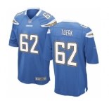 Youth Nike San Diego Chargers #62 Max Tuerk Electric Blue Alternate NFL Jersey