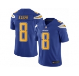 Youth Nike San Diego Chargers #8 Drew Kaser Limited Electric Blue Rush NFL Jersey