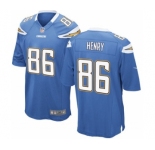 Youth Nike San Diego Chargers #86 Hunter Henry Electric Blue Alternate NFL Jersey