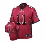 Men's Atlanta Falcons #11 Julio Jones Elite Red Drift Fashion Football Jersey