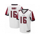 Men's Nike Atlanta Falcons #16 Justin Hardy Elite White NFL Jersey