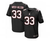 Men's Nike Atlanta Falcons #33 Blidi Wreh-Wilson Elite Black Alternate NFL Jersey