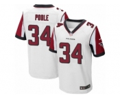 Men's Nike Atlanta Falcons #34 Brian Poole Elite White NFL Jersey