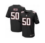 Men's Nike Atlanta Falcons #50 Brooks Reed Elite Black Alternate NFL Jersey