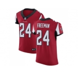 Nike Atlanta Falcons #24 Devonta Freeman Red Team Color Men Stitched NFL Vapor Untouchable Elite Jersey