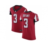 Nike Atlanta Falcons #3 Matt Bryant Red Team Color Men Stitched NFL Vapor Untouchable Elite Jersey