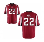 Men's Nike Atlanta Falcons #22 Keanu Neal Game Red Team Color NFL Jersey