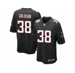 Men's Nike Atlanta Falcons #38 Dashon Goldson Game Black Alternate NFL Jersey